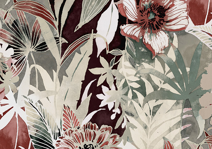 Bali, Red - Roman Blind - Image 7